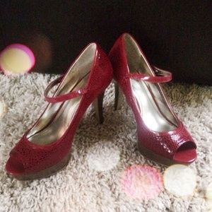⚡️REDUCED!⚡️ Red platform Style & Co heels